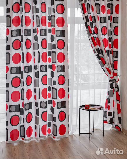 Комплект Шторы + тюль киян 480x270 вуаль 300x270