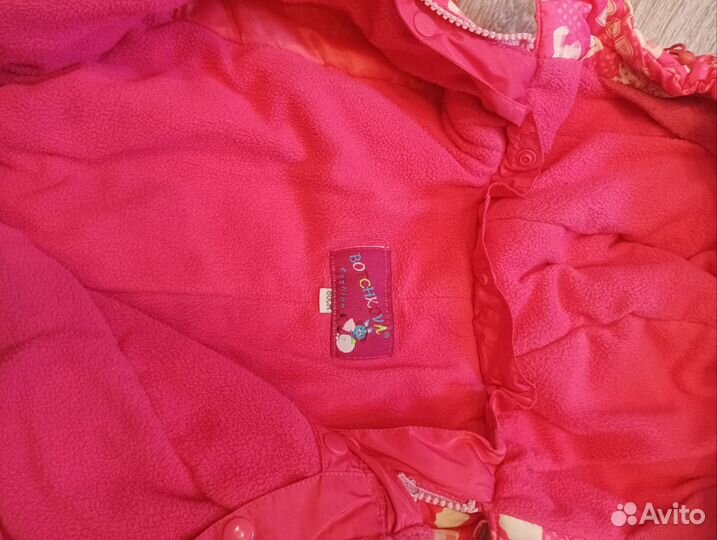 Зимний комбинезон для девочки 80