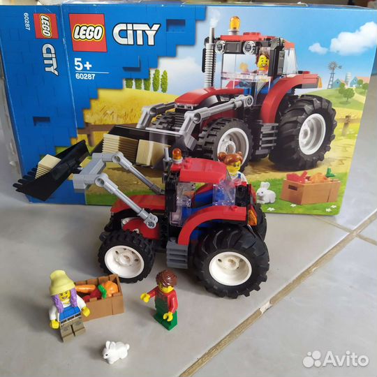 Lego city трактор 60287