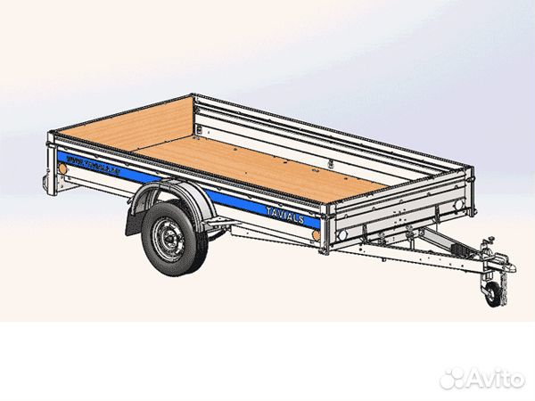 Прицеп легковой старт А2512 оцинкованный