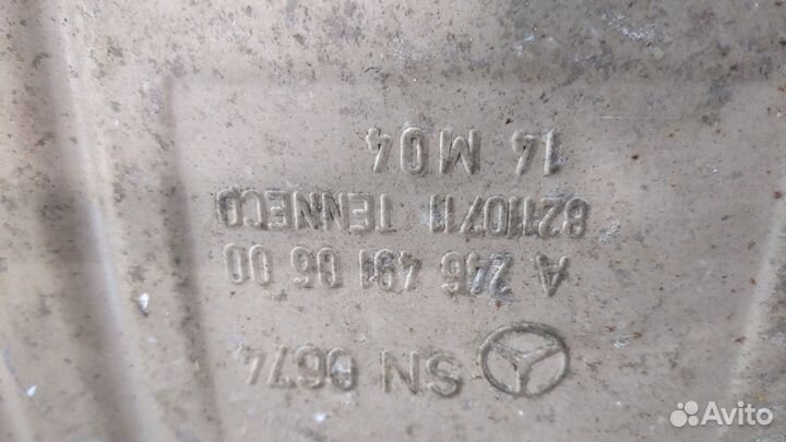 Глушитель Mercedes CLA C117 2013, 2014