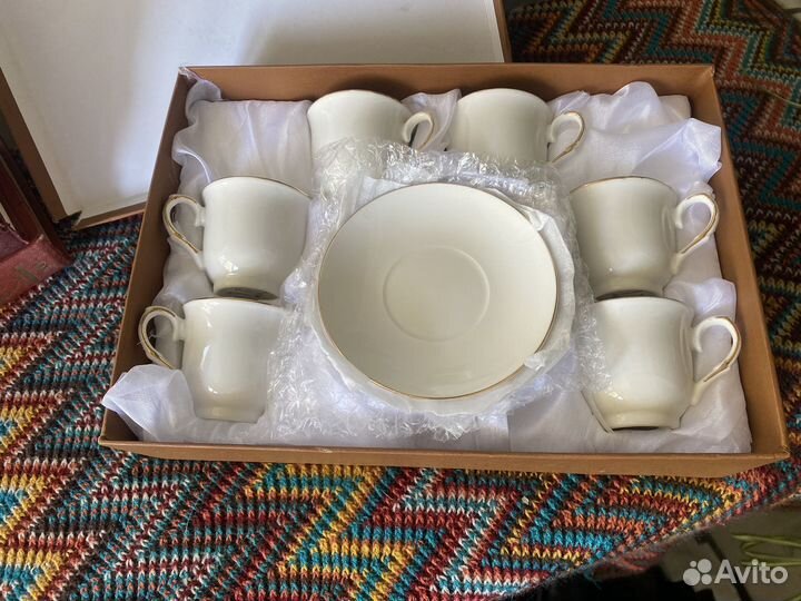 Кофейный сервиз Lenardi, фарфор