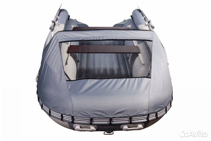 Лодка пвх Нднд Gladiator E450X светло/темно-серый