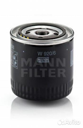 Mann-filter W 920/6 Фильтр масляный