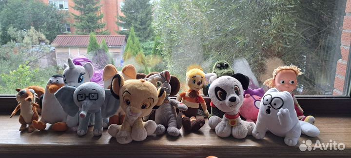 Мягкие игрушки из мультфильмов