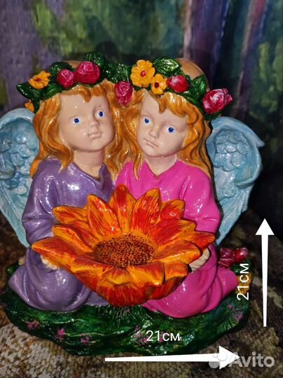 Статуэтка Ангелочки ручная работа