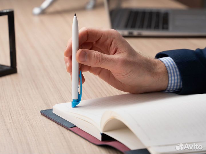 Ручка Favorite с логотипом (голубая) Печать уф