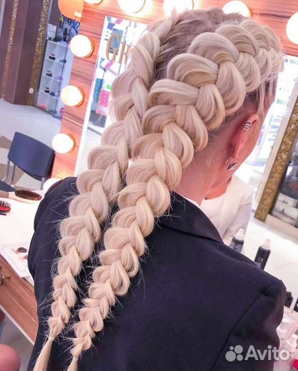 Плетение кос с канекалоном