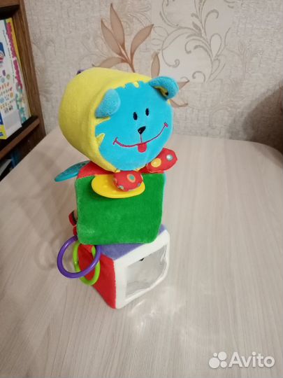 Развивающие кубики мягкие (от 3 месяцев)
