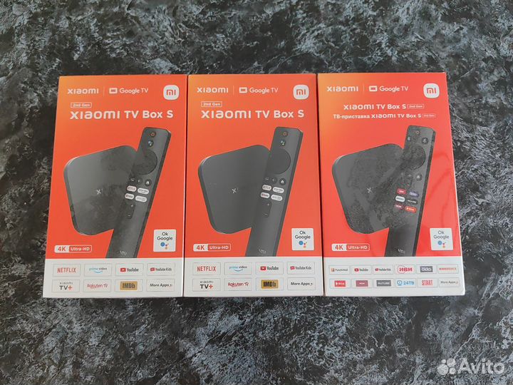 Смарт-приставка Xiaomi Mi Box S 2nd Gen 2023 Новые