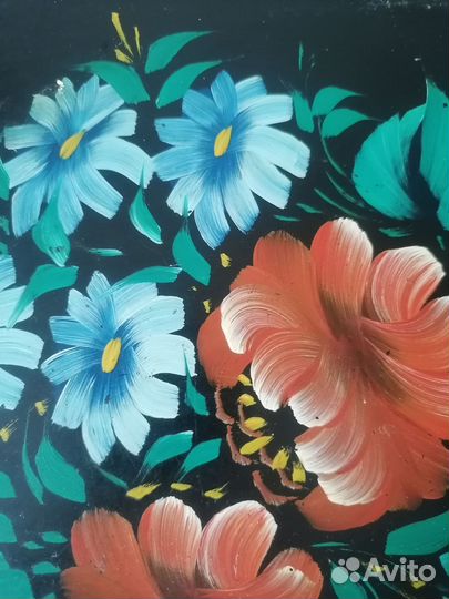 Поднос металлический Кыял СССР