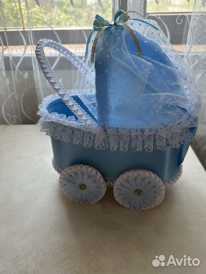 Коляски для сбора денег на мальчика и девочку