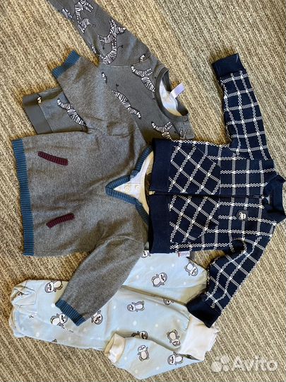 Вещи пакетом на мальчика с 0-года