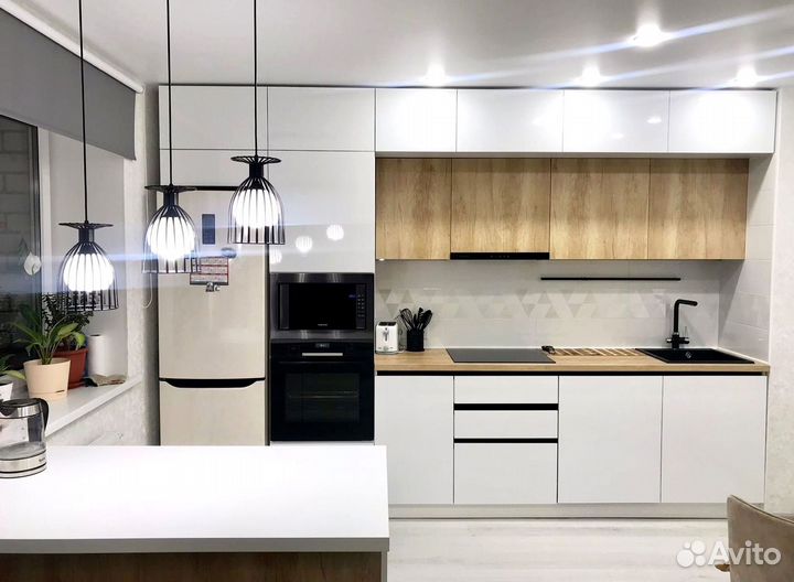 Современная кухня на заказ мдф фасады