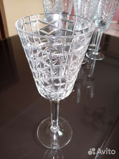 Хрустальные фужеры высокие СССР