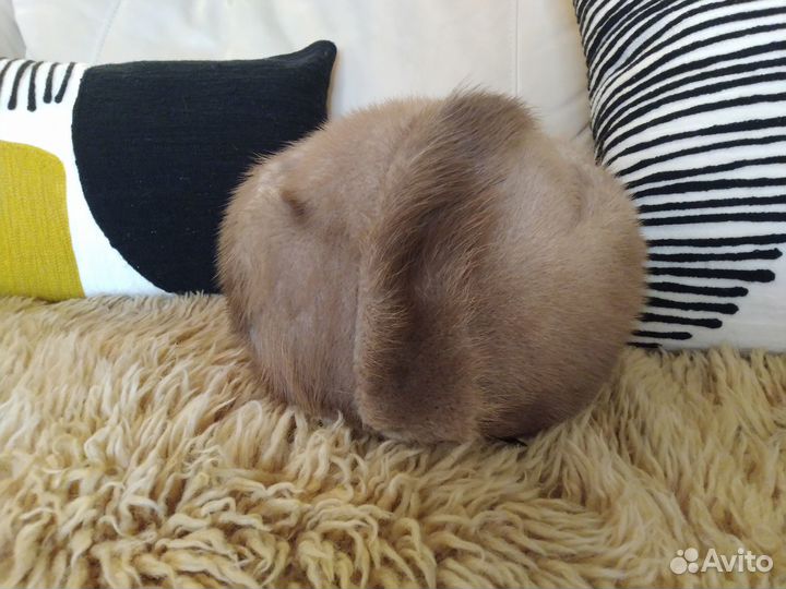 Шапка норковая женская + перчатки с мехом