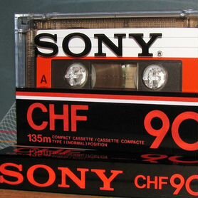 Аудиокассеты Sony CHF 90 Japan 1981 г