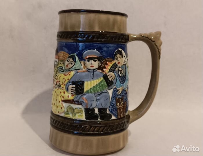 Кружка пивная Штоф керамика