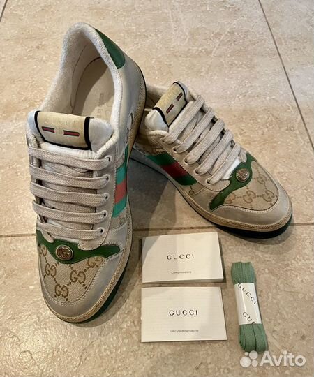 Оригинальные кроссовки Gucci Screener GG