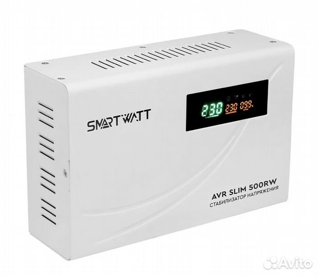 Стабилизатор напряжения smartwatt AVR slim 500RW