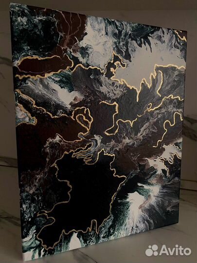 Картина Fluid art