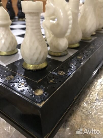 Шахматы Карболит Старинные Сибирский сувенир СССР