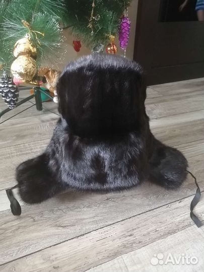 Норковая шапка мужская