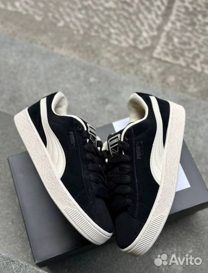 Puma suede xl pleasures черные