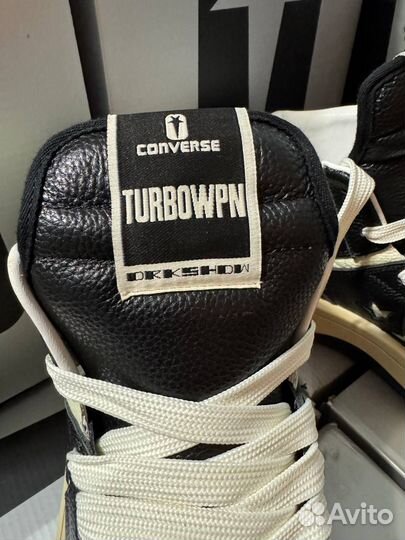 Rick owens drkshdw x converse turbowpn