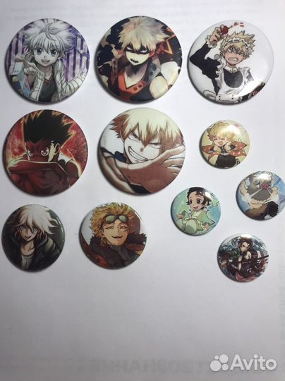 Значки с аниме
