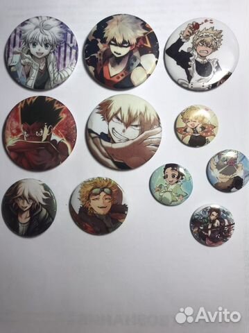 Значки с аниме