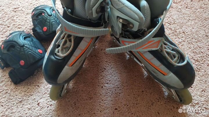 Защита, шлем, ролики, коньки