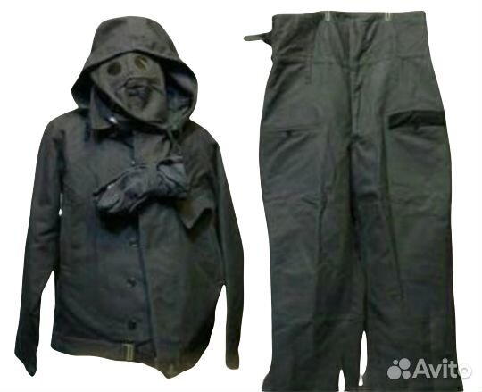 СССР Костюм Танковый тоз-43 Мужской Ретро