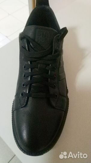 Мужские кожаные кеды