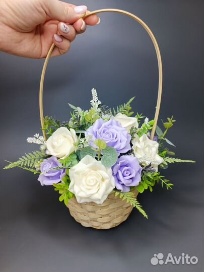 Букет из мыла ручной работы