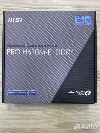 Комплект i5-12400F + MSI PRO H610M-E DDR4 LGA1700