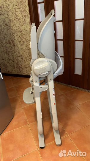 Детский стульчик для кормления chicco polly