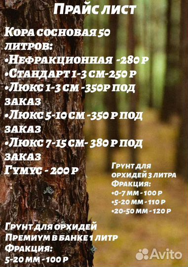 Кора сосновая