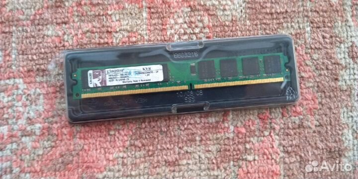Оперативная память, 1 планка на 2 Гб,DDR 2,800 Hz