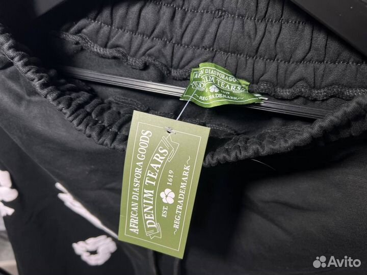 Штаны denim tears черные