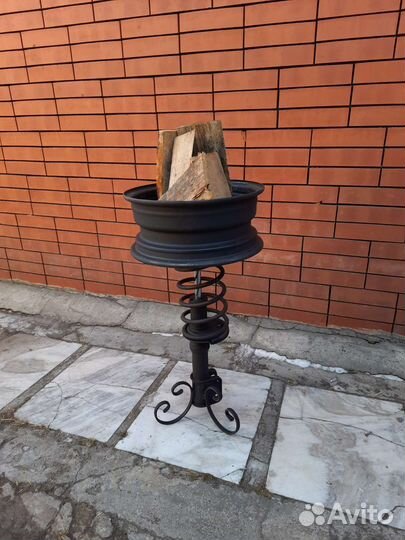 Мангал на стойке