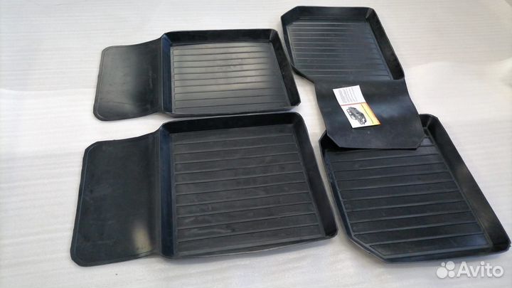 Коврики Классика Ваз 2107 05 01 резиновые с бортом