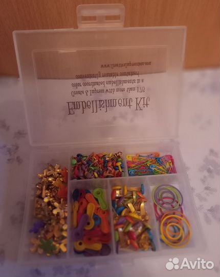 Набор брадсов и украшений для скрапбукинга