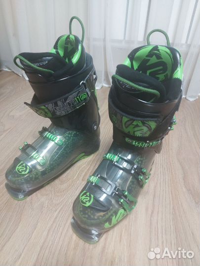Горные лыжи и ботинки 27,5 комплект