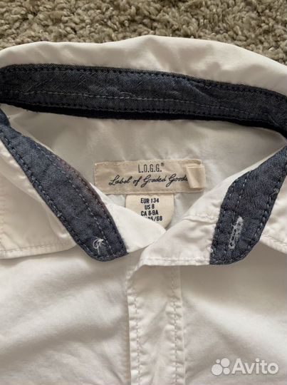 Рубашка на мальчика 134