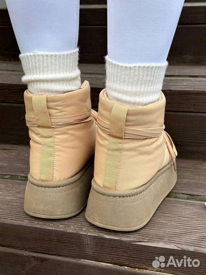 Бомбические Дутики Натуральный Шерсть