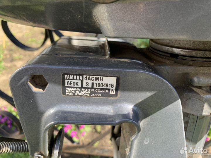 Лодочный мотор yamaha 4