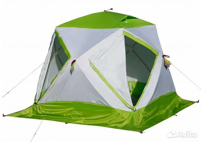 Палатка зимняя Лотос 3 Куб (термо) + дно и тент