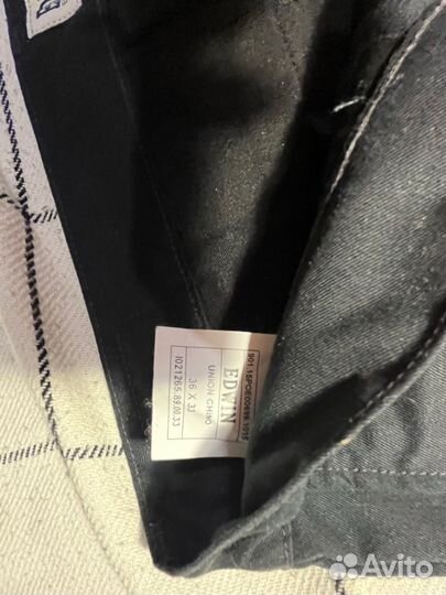 Edwin union chino 36x33