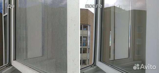 Услуги клининга. Мытьë лоджий, окон